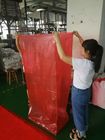 Biologisch abbaubarer klarer Plastiktasche-rote Farbhochleistungsoffsetdruck