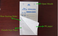 Kundengebundene Sterilisierungspaket-Tasche, Papier-Heißsiegel-Beutel 60G Billerud